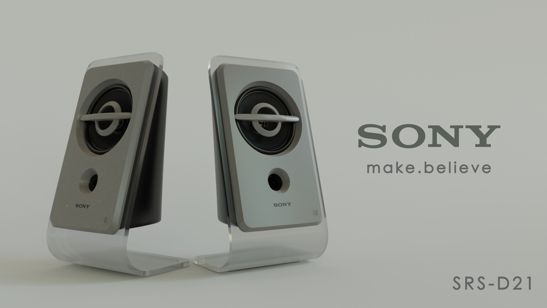 Sony-SRS-D21 2.1 SPEAKERS-Used