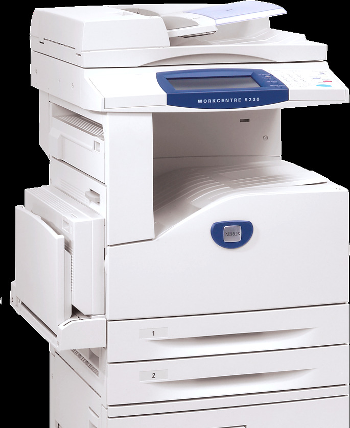 Xerox 5230 Above 75% Black &amp; White Used A N/A Ethernet Usb 1 &lt;300K pages A3 A4 B/W Laser-Printer B/W Laser-Photocopy