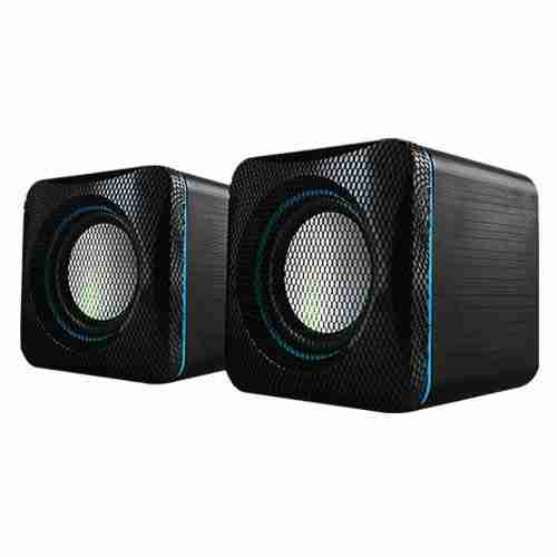 Speaker Audiobox U-Cube PC speakers 2.0  6W Green New Jack 3.5mm Mini Usb 6 Watts (Copy)