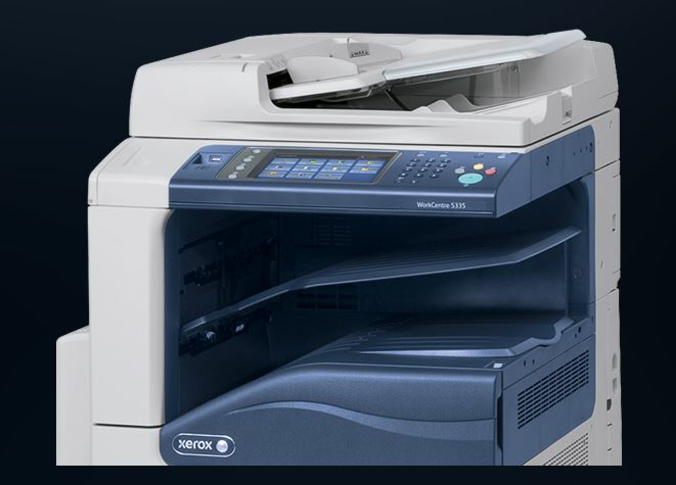 Xerox 5325 Above 75% Black &amp; White Used A Ethernet Rj-11 Usb 1 &lt;300K pages A4 A5 B/W Laser-Printer
